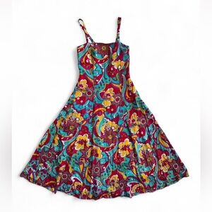 Bigi Vogue Cast Retro Maxi Dress - Small